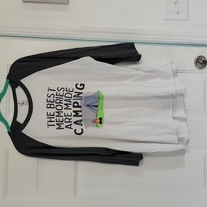 Baseball style camping shurt